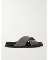 MR P. - Tom Padded Suede Sandals - Lyst