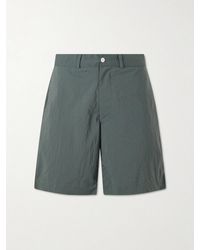 Beams Plus - Straight-Leg Checked Seersucker Shorts - Lyst