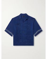 Kapital - Camp-Collar Printed Linen Cuban Shirt - Lyst