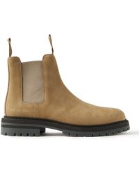 Common Projects - Nubuck Chelsea Boots - Lyst