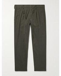 NN07 - Pantaloni Chino A Gamba Affusolata Con Pinces Bill 1067 - Lyst