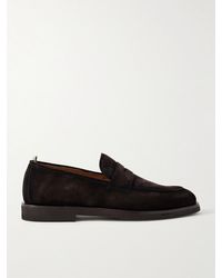 Officine Creative - Opera 001 Suede Penny Loafers - Lyst