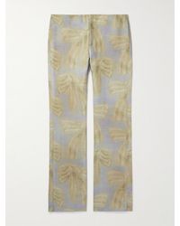 Acne Studios - Karen Kilimnik Slim-Fit Flared Printed Woven Suit Trousers - Lyst