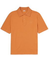 Loewe - Slim-Fit Logo-Embroidered Cotton-Piqué Polo Shirt - Lyst