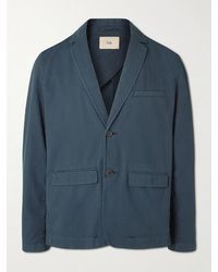 Folk - Assembly Textured-Cotton Blazer - Lyst