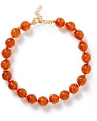 Eliou - Wes Gold-plated Resin Beaded Necklace - Lyst