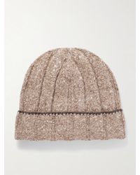 Brunello Cucinelli - Beanie aus Kaschmir in Rippstrick - Lyst