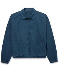 オーラリー CHAMBRAY PADDED FLIGHT BLOUSON 4 AURALEE Max Gabardine Chambray Padded Flight Blouson in