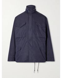 Beams Plus - Cotton-Blend Hooded Field Jacket - Lyst