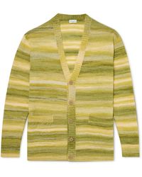 Dries Van Noten - Space-dyed Knitted Cardigan - Lyst