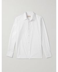 Officine Generale - Cotton-Poplin Shirt - Lyst
