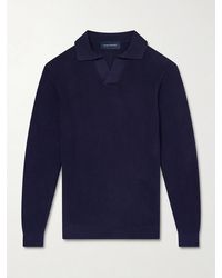 Thom Sweeney - Cotton Polo Sweater - Lyst