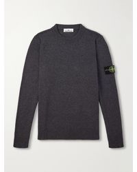 Stone Island - Lambswool-Blend Sweater - Lyst
