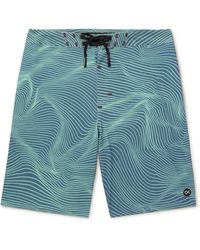 Outerknown - Apex Long-length Printed Recycled Swim Shorts - Lyst