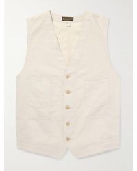 RRL - Cotton And Linen-Blend Canvas Waistcoat - Lyst