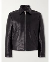 TOTEME - Distressed Leather Jacket - Lyst