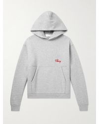 CHERRY LA - Logo-embroidered Cotton-blend Jersey Hoodie - Lyst