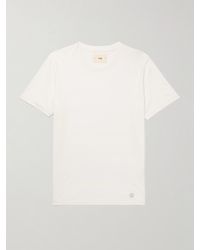 Folk - Assembly Cotton-Jersey T-Shirt - Lyst
