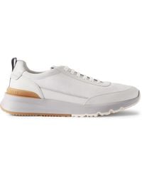 Brunello Cucinelli - Leather Sneakers - Lyst