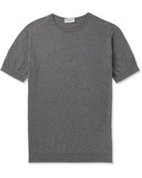 John Smedley - Belden Slim-Fit Sea Island Cotton T-Shirt - Lyst