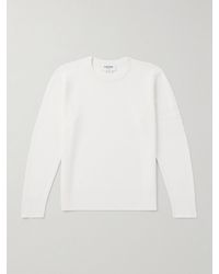 Thom Browne - Jacquard-Trimmed Virgin Wool-Blend Sweater - Lyst