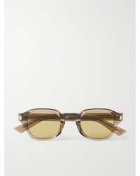 Saint Laurent - Sl 946 Round-frame Recycled Acetate Sunglasses - Lyst