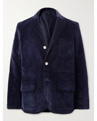 De Bonne Facture - Cotton-corduroy Suit Jacket - Lyst