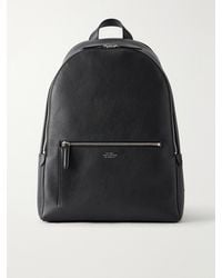 Smythson - Full-Grain Leather Backpack - Lyst