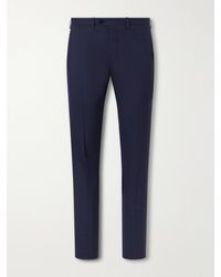 Kiton - Slim-Fit Straight-Leg Wool-Fresco Suit Trousers - Lyst