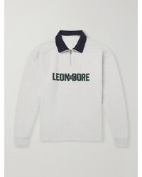Aimé Leon Dore - Logo-Appliquéd Cotton Half-Zip Sweatshirt - Lyst