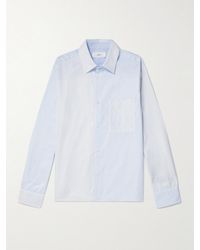 MR P. - Striped Organic Cotton Shirt - Lyst