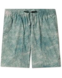 LE17SEPTEMBRE - Nauge Wide-leg Tie-dyed Shell Shorts - Lyst