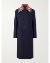 Dries Van Noten - Double-Breasted Wool-Blend Twill Coat - Lyst