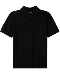 Barena - Linen And Cotton-blend Polo Shirt - Lyst