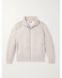 Brunello Cucinelli - Cashmere Zip-Up Cardigan - Lyst