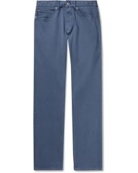 Peter Millar - Ultimate Stretch Cotton And Modal-blend Sateen Trousers - Lyst