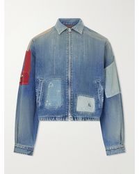 Kapital - Distressed Patchwork Denim Jacket - Lyst