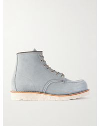 Red Wing - Classic Moc Stiefel aus Veloursleder mit Mokassin-Naht - Lyst