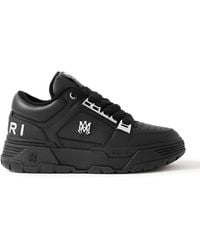 Amiri - Ma-1 Embellished Full-Grain Leather Sneakers - Lyst