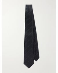 Gucci - Gg 7Cm Logo-Jacquard Silk-Twill Tie - Lyst