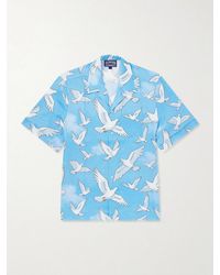 Vilebrequin - 3.Paradis Chelly Printed Camp-Collar Linen Shirt - Lyst