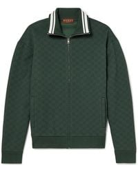 Gucci - Logo-Jacquard Tech-Jersey Track Jacket - Lyst
