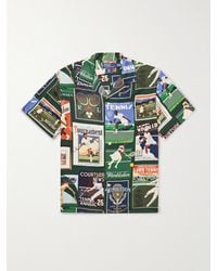 Polo Ralph Lauren - Wimbledon Clady Convertible-Collar Printed Woven Shirt - Lyst