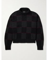 Enfants Riches Deprimes - Venetian Checked Intarsia-knit Cashmere Rollneck Sweater - Lyst