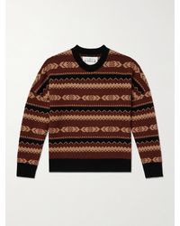 MANAAKI - Rongo Pullover aus Jacquard-Strick aus einer Merinowoll-Kaschmirmischung - Lyst