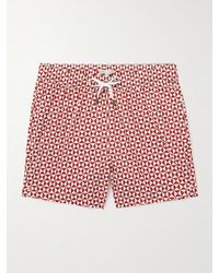 Onia - Charles Straight-leg Mid-length Printed Swim Shorts - Lyst