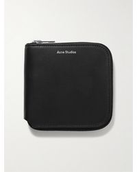 Acne Studios - Logo-print Leather Zip-around Wallet - Lyst
