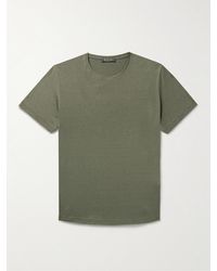 Loro Piana - T-Shirt aus einer Seiden-Baumwollmischung - Lyst