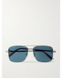 Dior - Cd Diamond S9U Square-Frame-Tone Sunglasses - Lyst