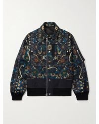 Sacai - Floral-Print Cotton-Blend Bomber Jacket - Lyst